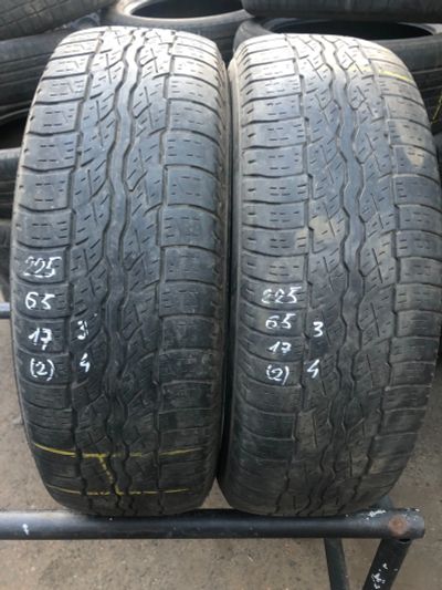 Лот: 24779354. Фото: 1. (2шт) 225-65-17 Bridgestone Dueler... Шины