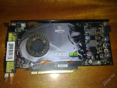 Лот: 803819. Фото: 1. Видеокарта GeForce 8800 GS Alfa... Видеокарты