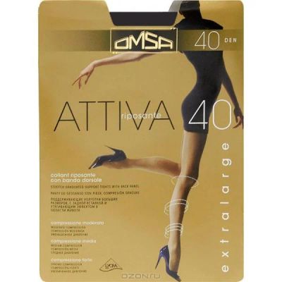 Лот: 4302645. Фото: 1. колготки Omsa attiva 40. Колготки, чулки
