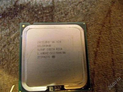 Лот: 796288. Фото: 1. celeron 1.60GHZ / 512 /800 / 06. Процессоры
