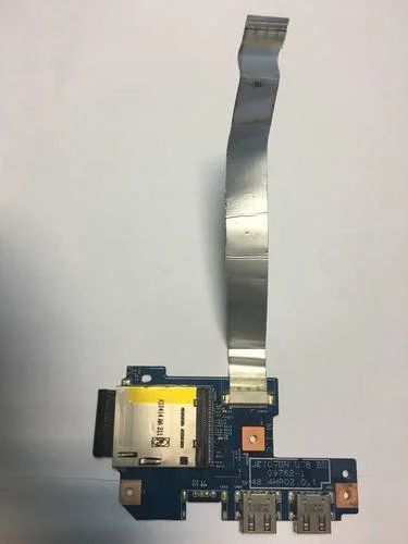 Лот: 16477481. Фото: 1. Плата разъемов USB, CD со шлейфом... Другое (комплектующие)