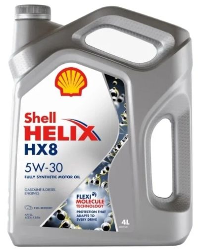 Лот: 16494812. Фото: 1. Масло Shell Helix НХ8 5/30 4л. Масла, жидкости