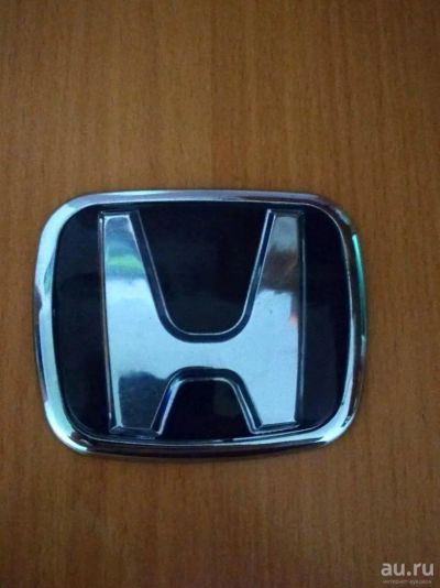 Лот: 13049807. Фото: 1. Эмблема шильдик Honda черная 70... Кузов