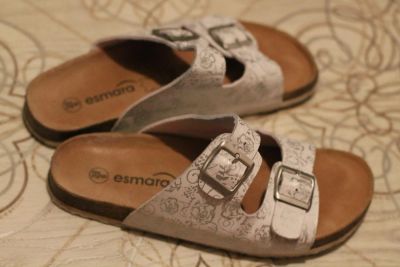 Лот: 5592604. Фото: 1. шлепанцы славнцы Esmara 38-39... Шлепанцы, сланцы