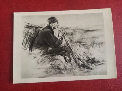 Лот: 24334161. Фото: 1. Открытка 1959 г, живопись. Открытки, конверты