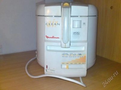 Лот: 2250673. Фото: 1. фритюрница moulinex clean air... Кухонная