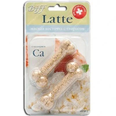 Лот: 13956983. Фото: 1. TitBit (ТитБит) Косточка Latte... Корма