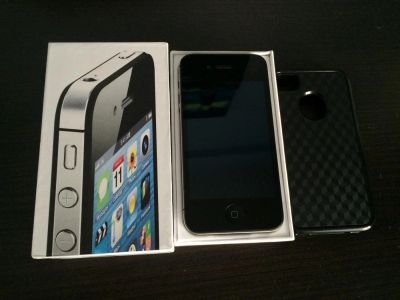 Лот: 6970589. Фото: 1. iPhone 4s 16Gb черный. Смартфоны