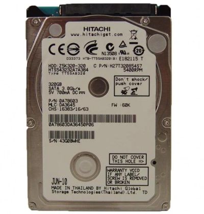 Лот: 6112697. Фото: 1. 320Гб Жесткий диск для ноутбука... Жёсткие диски (HDD)