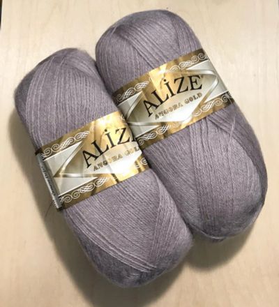 Лот: 18112777. Фото: 1. Пряжа Alize Angora Gold (Турция... Ткани, нитки, пряжа
