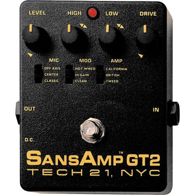 Лот: 5123472. Фото: 1. TECH 21 SansAmp GT-2. Гитарные эффекты и комбоусилители