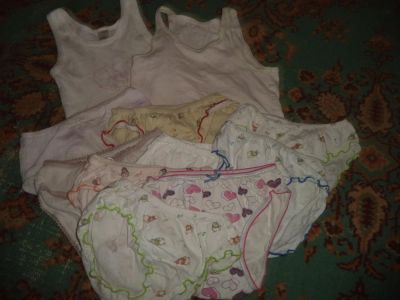 Лот: 3970614. Фото: 1. Трусики и маечки на 3-4 года. Нижнее белье