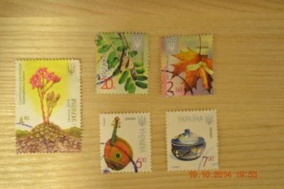 Лот: 4639086. Фото: 1. Марки Украины, 5 марок одним лотом. Марки