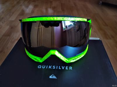 Лот: 14949340. Фото: 1. Топовая горнолыжная маска Quiksilver... Сноуборды