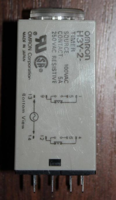 Лот: 5867633. Фото: 1. Реле OMRON H3Y-2 Таймер катушка... Реле, тумблеры, переключатели