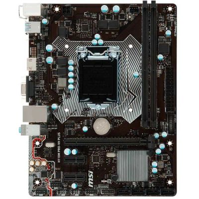 Лот: 11713653. Фото: 1. Материнская плата MB MSI H110M... Материнские платы
