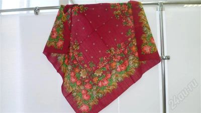 Лот: 674395. Фото: 1. Платок (Павловский посад). Шарфы, платки