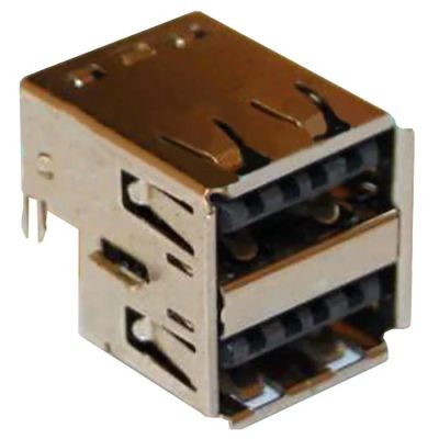 Лот: 25330931. Фото: 1. Разъем USB 025 двойной. Шлейфы, разъёмы