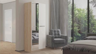 Лот: 23737804. Фото: 1. Шкаф двухдверный Noble 90 см... Шкафы, шкафы-купе