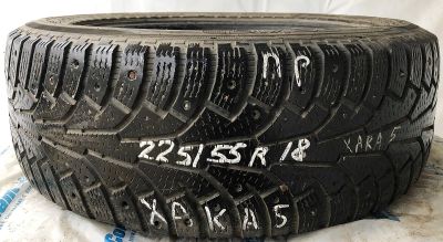 Лот: 14960923. Фото: 1. Шина 225/55 R18 225/55/18 Nokian... Шины