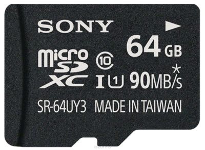 Лот: 12634400. Фото: 1. Флнш карта Micro sd 64GB Sony. Карты памяти