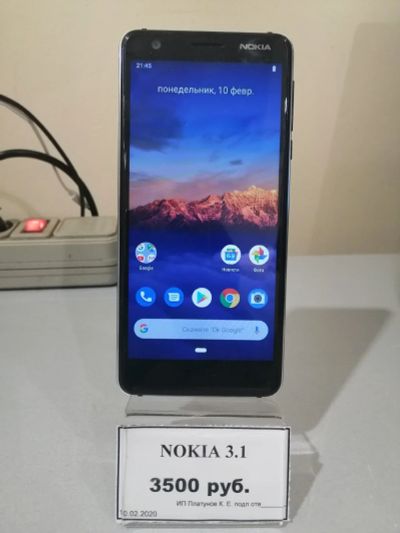 Лот: 15479739. Фото: 1. Смартфон Nokia 3.1 (1002-06). Смартфоны