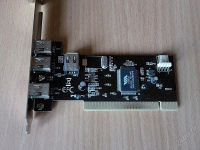 Лот: 1308426. Фото: 1. PCI контроллер IEEE1394. Платы расширения, контроллеры, доп. порты