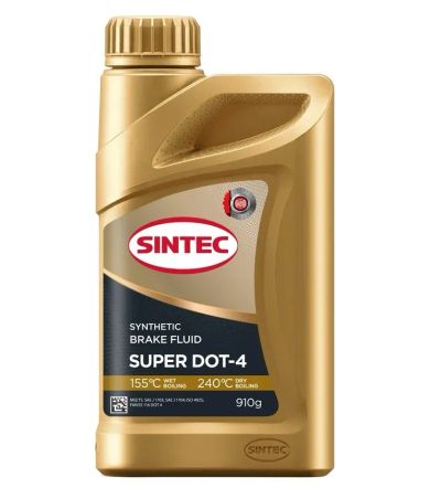 Лот: 24425246. Фото: 1. Тормозная жидкость Sintec Super... Масла, жидкости