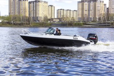 Лот: 25634194. Фото: 1. Катер-лодка алюминиевая VBOATS... Лодки и катера