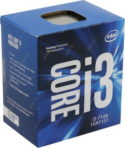 Лот: 10682862. Фото: 1. Процессор Intel Core i3-7100 BOX. Процессоры