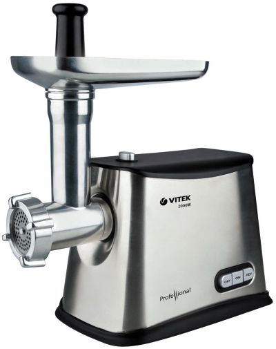 Лот: 15608672. Фото: 1. Мясорубка Vitek VT-3616ST серебристый. Кухонная