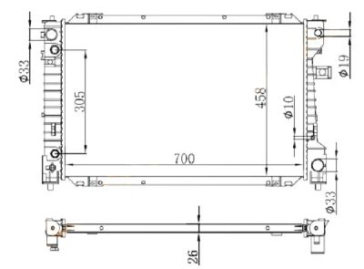 Лот: 3696615. Фото: 1. Радиатор ford escape 2.0/2.3... Двигатель и элементы двигателя