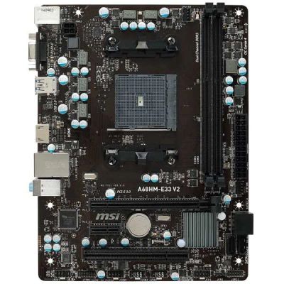 Лот: 11706866. Фото: 1. Материнская плата MB MSI A68HM-E33... Материнские платы