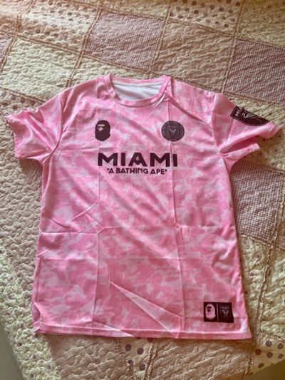 Лот: 25712833. Фото: 1. Футболка bape Miami 48-50 размер... Футболки, поло