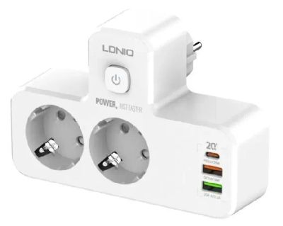 Лот: 25009652. Фото: 1. Сет фильтр Ldnio SE2337, 2USB... Другое (комплектующие)