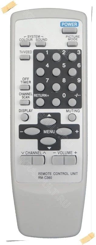 Лот: 10857491. Фото: 1. Пульт JVC RM-C360GY. Новый! Гарантия... Пульты ДУ