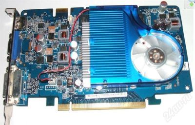 Лот: 312805. Фото: 1. Видеокарта GeForce 9600GS 768Mb... Видеокарты