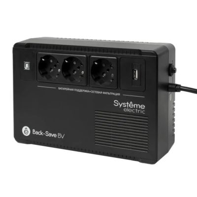 Лот: 25084180. Фото: 1. ИБП Systeme Electric Back-Save... ИБП, аккумуляторы для ИБП