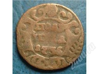 Лот: 44585. Фото: 1. полушка 1736г. Россия и СССР 1917-1991 года