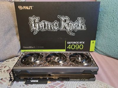 Лот: 25357516. Фото: 1. 🖤 RTX 4090 GameRock OmniBlack... Видеокарты