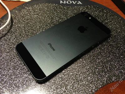 Лот: 2550590. Фото: 1. Apple iPhone 5 16gb Black [Черный... Смартфоны
