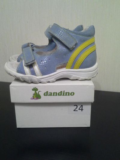 Лот: 9671104. Фото: 1. Сандали dandino дандино кожа 24р... Сандалии
