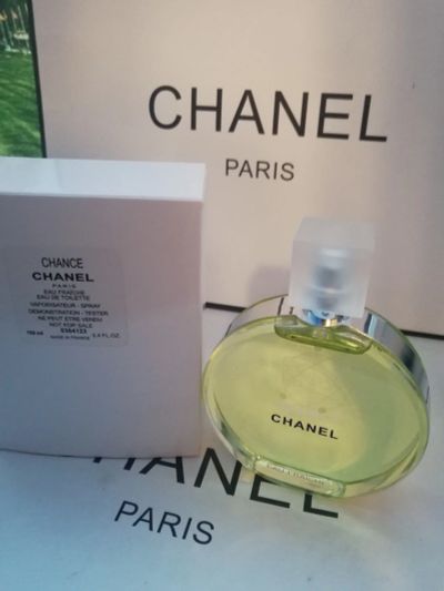 Лот: 12772303. Фото: 1. Тестер Chance Eau Fraiche Chanel... Женская парфюмерия