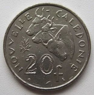 Лот: 13510916. Фото: 1. Новая Каледония 20 франков 1970... Австралия и Океания