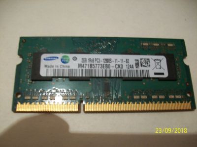 Лот: 12151023. Фото: 1. память ноутбучная DDR3 2Gb. Оперативная память