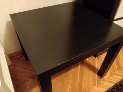Лот: 12231402. Фото: 1. Журнальный стол ЛАКК IKEA Черный. Журнальные столики