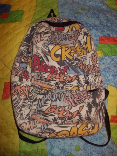 Лот: 10868835. Фото: 1. Рюкзак *Граффити* (б/у)Лот не... Рюкзаки