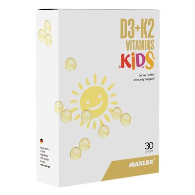 Лот: 25551999. Фото: 1. Maxler Kids Витамин D3+K2 для... Лекарства