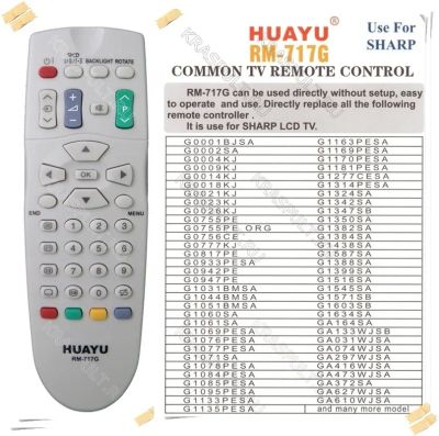 Лот: 10838914. Фото: 1. Пульт универсальный SHARP RM-717G... Пульты ДУ