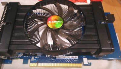 Лот: 8315947. Фото: 1. 1Gb GiGaByTE Radeon HD 7770 1050Mhz... Видеокарты